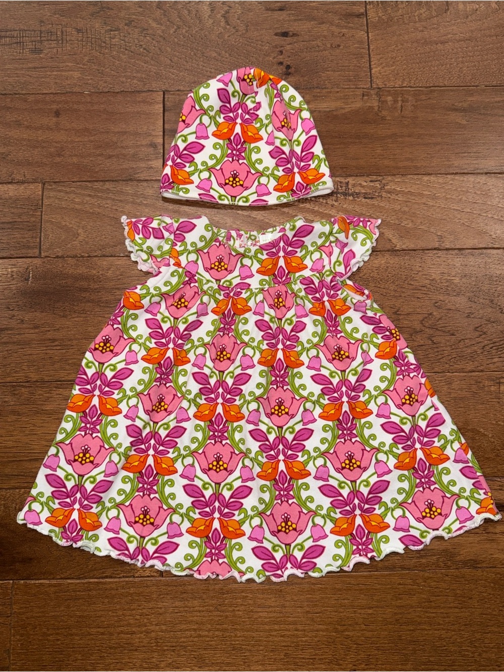 Vera Bradley Baby Girls Dress & Hat - Lilli Bell - Size 6-9 Months